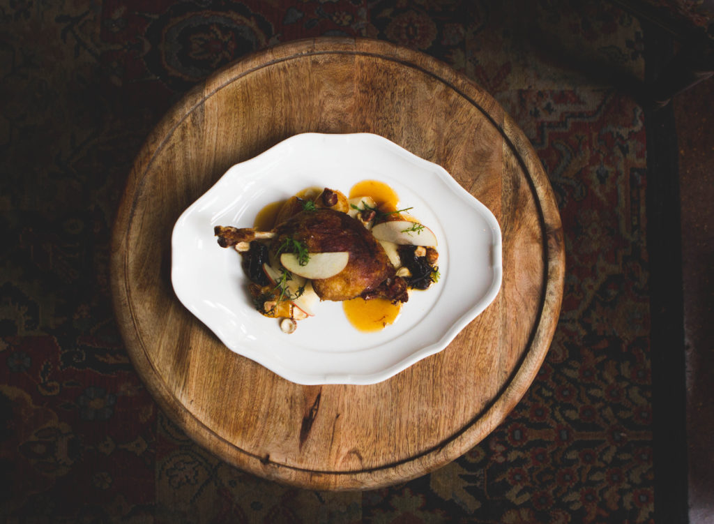 assiette gastronomique lors d'un séminaire