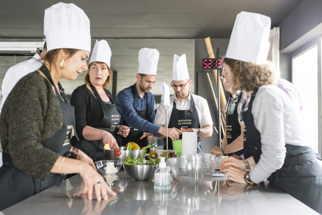 Team-building challenge culinaire