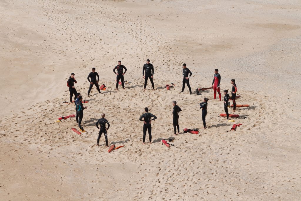 Team-building surf