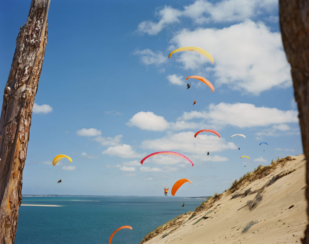 Parapentes sur la dune du Pyla