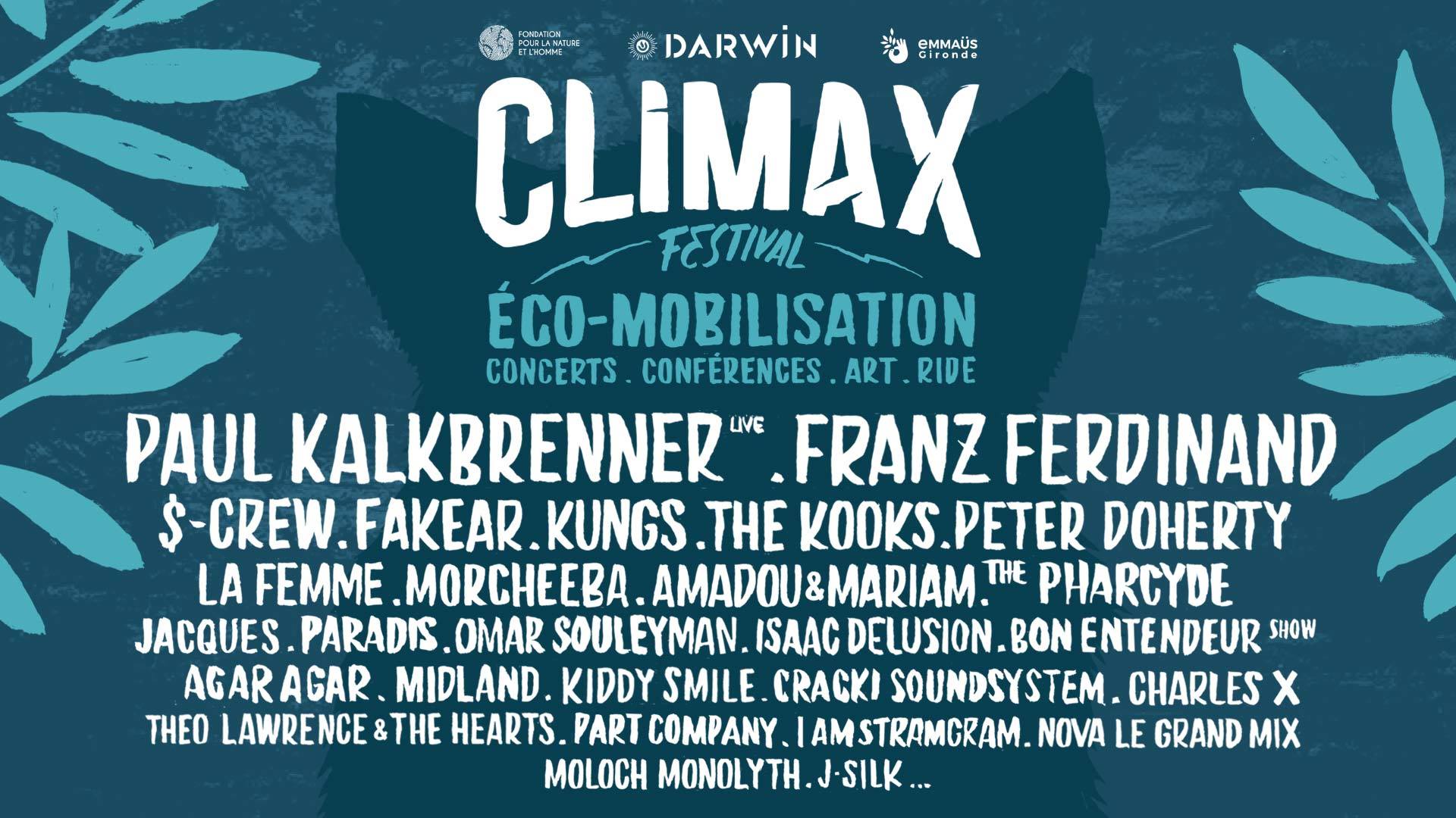 Affiche du festival Climax